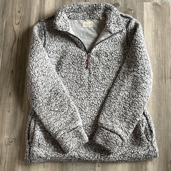 Original Weatherproof Vintage Gray Fleece Sherpa Jacket  Size Medium - Picture 6 of 9